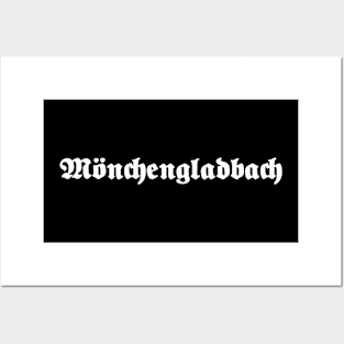 Mönchengladbach written with gothic font Posters and Art